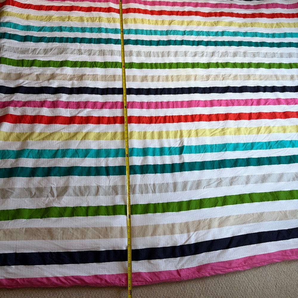 Kate Spade comforter set Full/Queen Candy Stripe - Picture 4 of 12